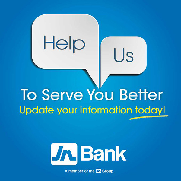 Update Your Information Today - JN Bank